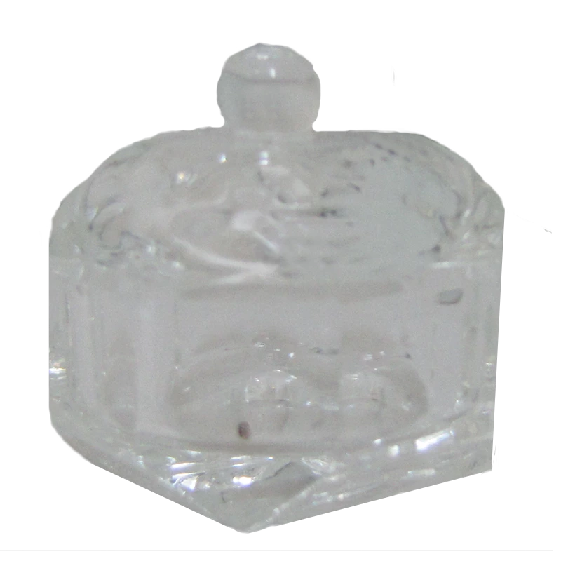 Contenant Cristal pour Poudre Rond Diamant 