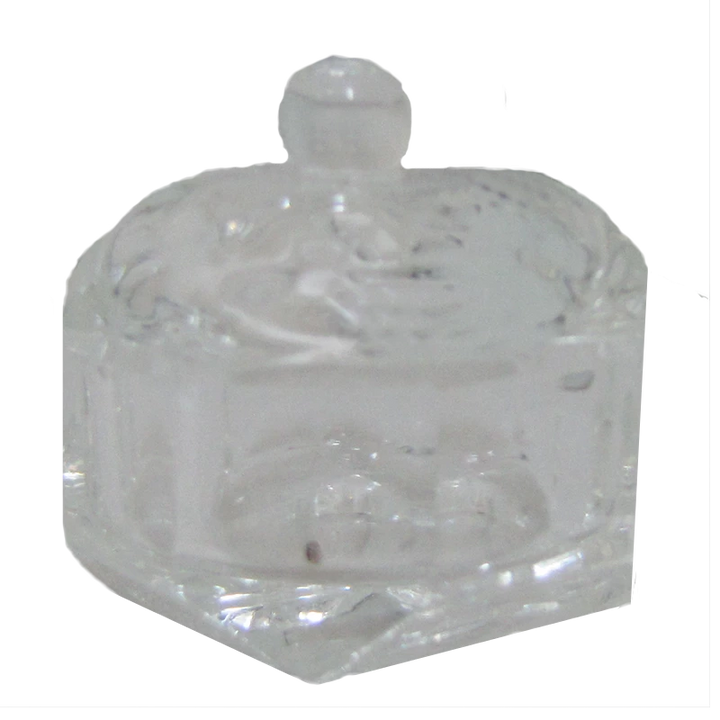 Contenant Cristal pour Poudre Rond Diamant 