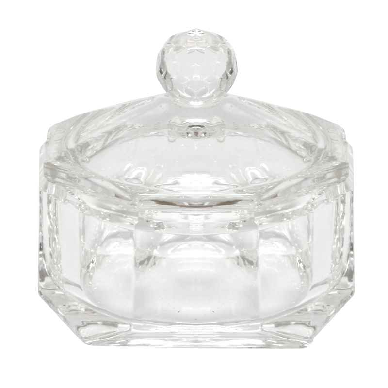 Contenant Cristal pour Poudre Rond Diamant (Diam 45 mm)