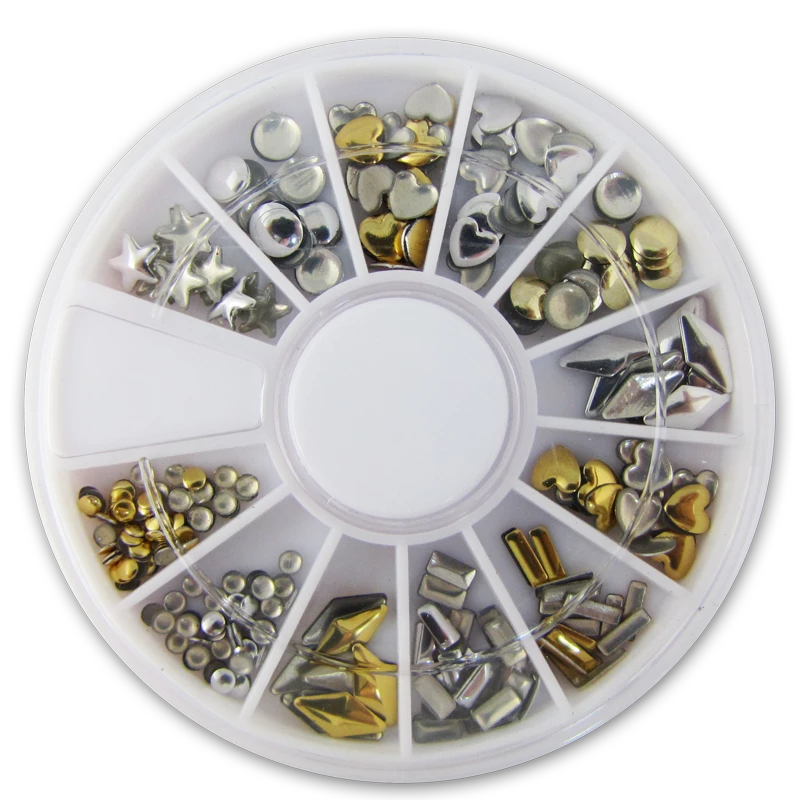 Decorative Metal Studs - Gold and Silver