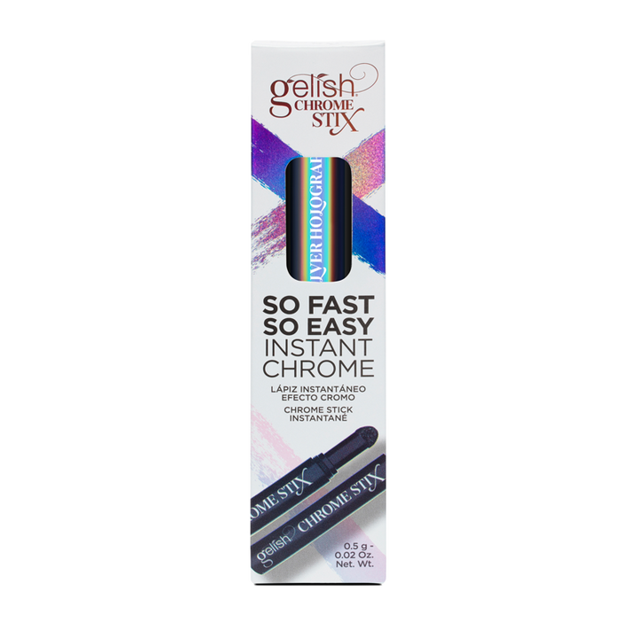 Gelish Chrome Stix Crayon à Effet Chrome Argent Holo. 5g