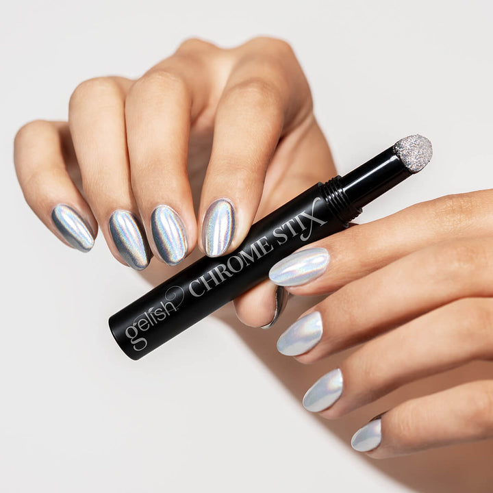 Gelish Chrome Stix Silver Argent