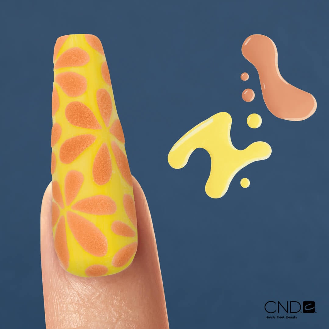 Shellac nail art Across the Maniverse