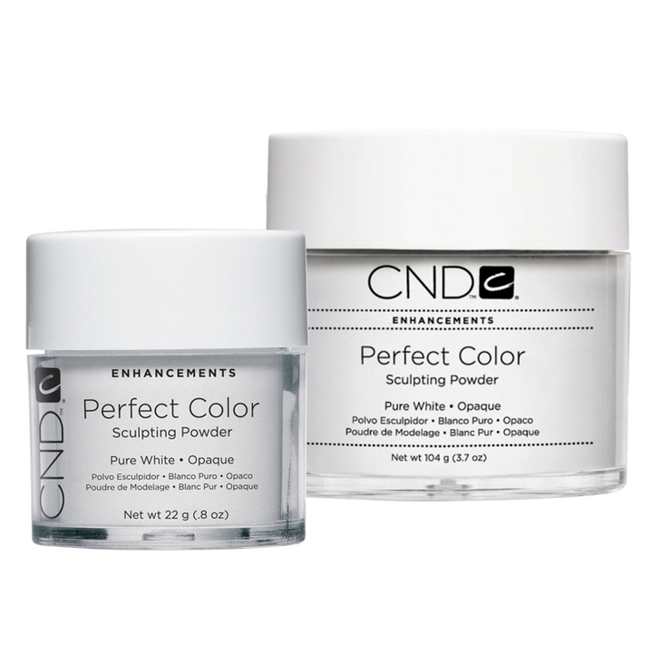 CND Perfect Color Poudre acrylique Pure White opaque