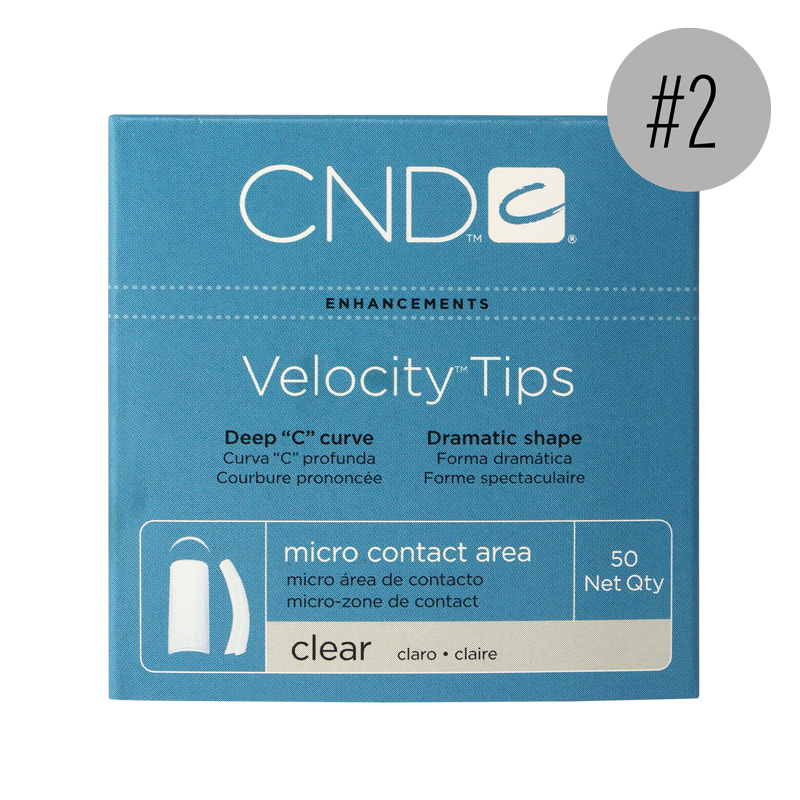 CND Prothèses Velocity Tips Claires 