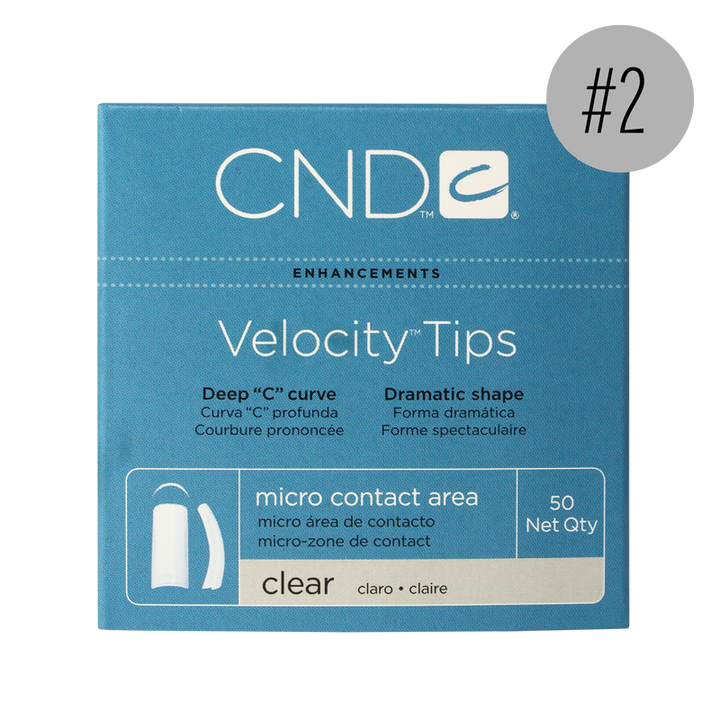 CND Prothèses Velocity Tips Claires 