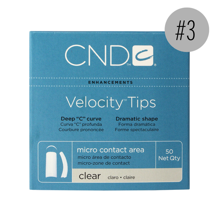 CND Prothèses Velocity Tips Claires 