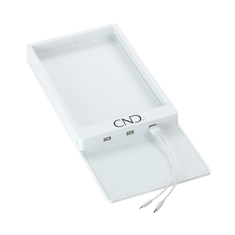 CND Caddie Plateau avec Coussin et 3 Ports USB