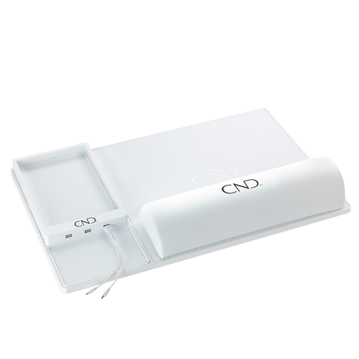 CND Caddie Plateau avec Coussin et 3 Ports USB