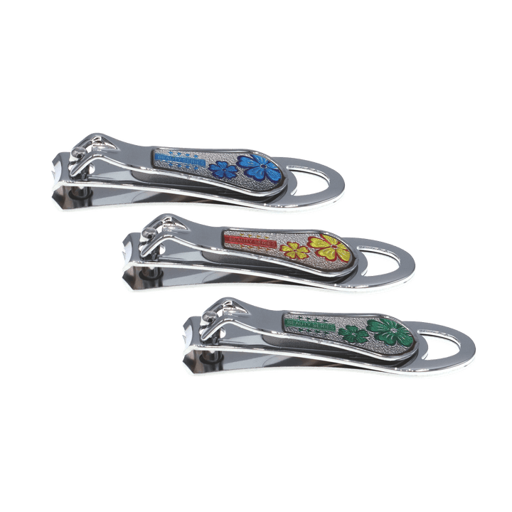 Coupe Ongles Courbé Petit Beauty Series Fleurs couleur varié trio