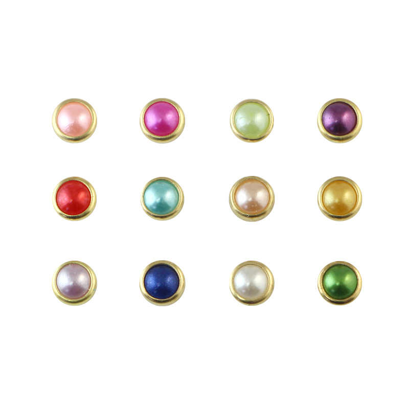 Pierres multicolores 4 mm 