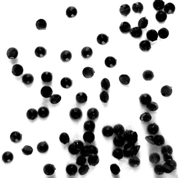 Rhinestone Wheel - Round Shaped - Black Color 1.5w