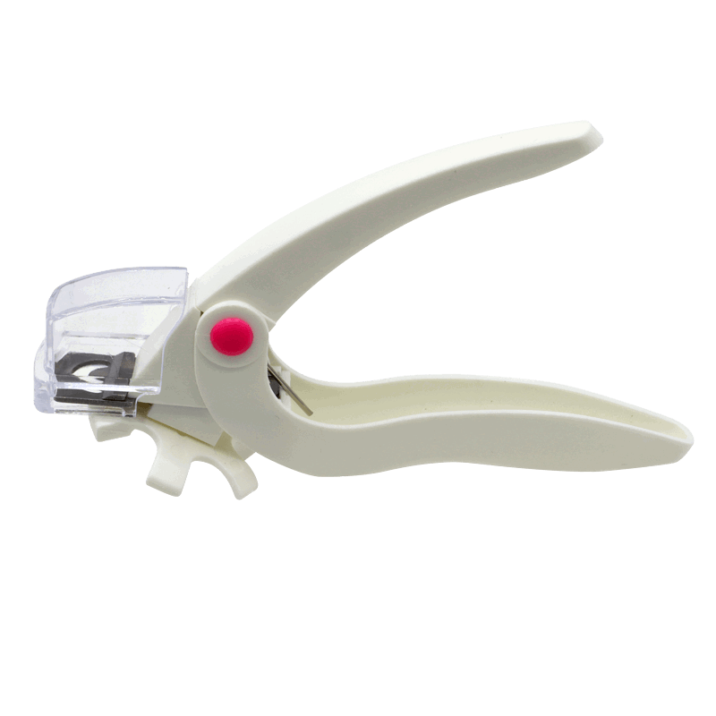 DX111 Nail Tip Cutter with Catcher &amp; Cutting Guides - White