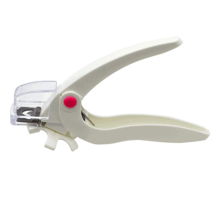 DX111 Nail Tip Cutter with Catcher &amp; Cutting Guides - White