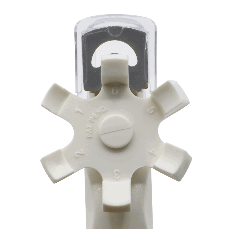 DX111 Nail Tip Cutter with Catcher &amp; Cutting Guides - White