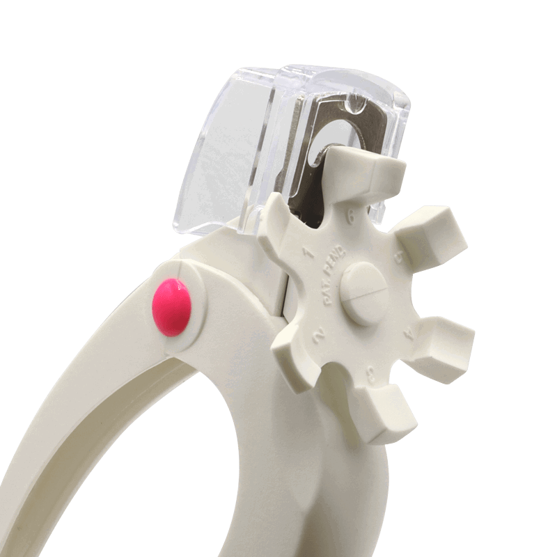 DX111 Nail Tip Cutter with Catcher &amp; Cutting Guides - White