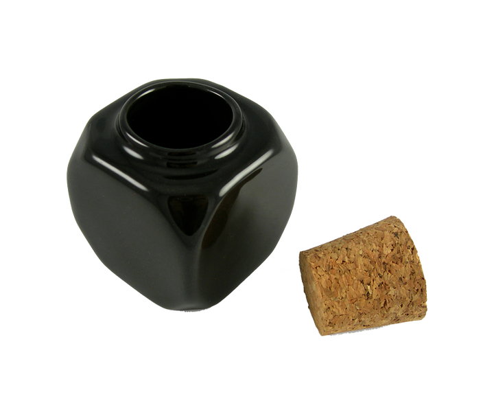 Pot de Porcelaine Épais pour Liquide de Monomer Noir