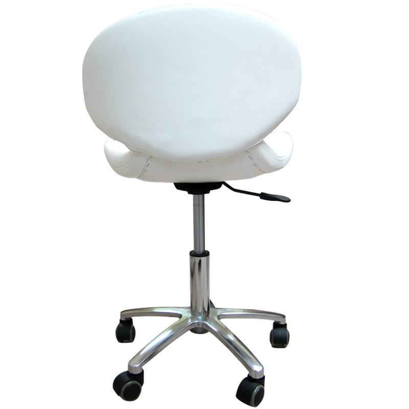 Chaise Pédicure Manucure Dossier Bas Blanc