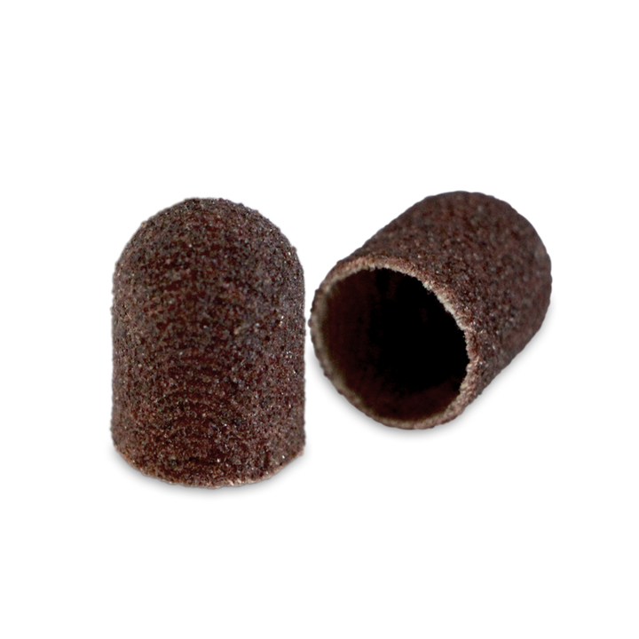 Cylindres à Sabler Capuchon 10x15 Médium (grit 120)(100 pcs) - gros plan