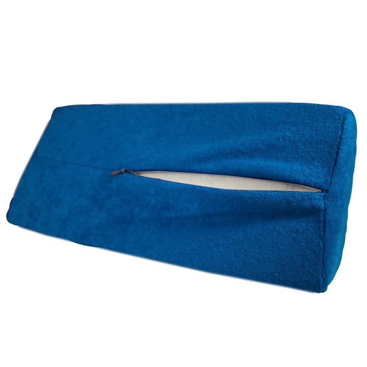 Padded Manicure Armrest with Zipper - Royal Blue