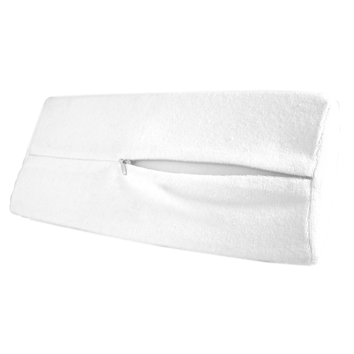 Padded Manicure Armrest with Zipper - Snow White