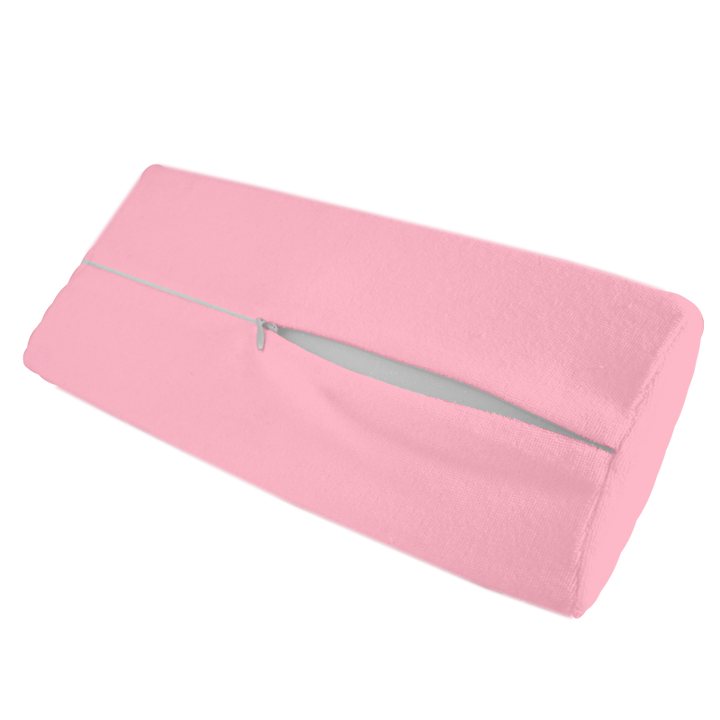 Padded Manicure Armrest with Zipper - Light Pink