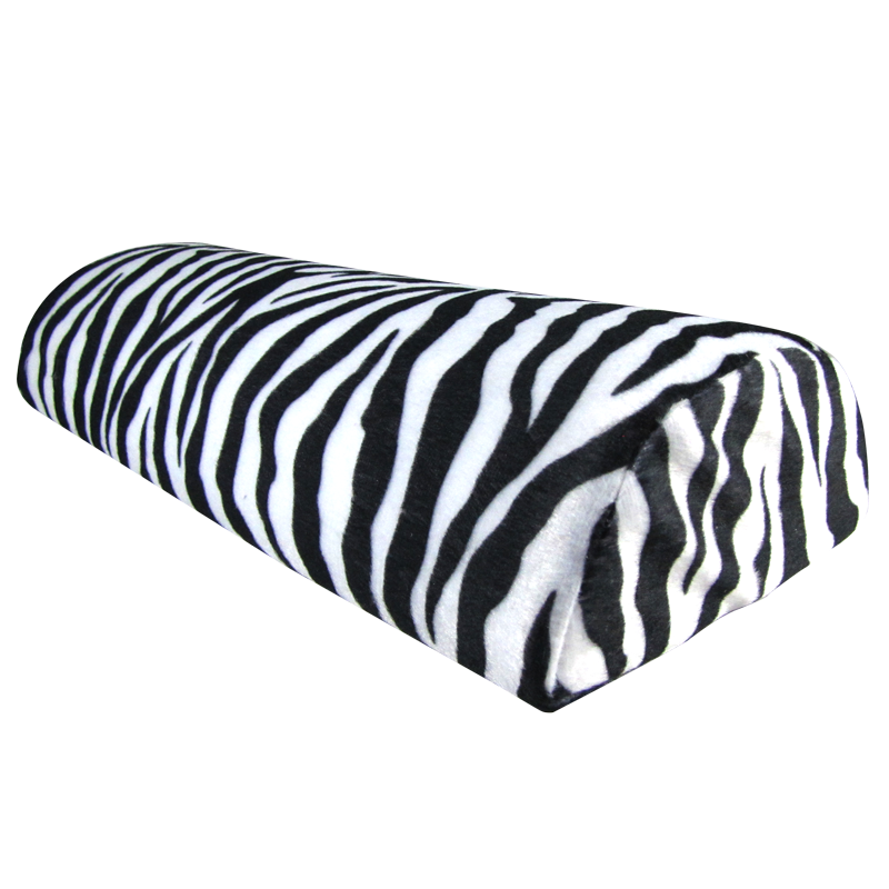 Coussin de travail zébré noir et blanc