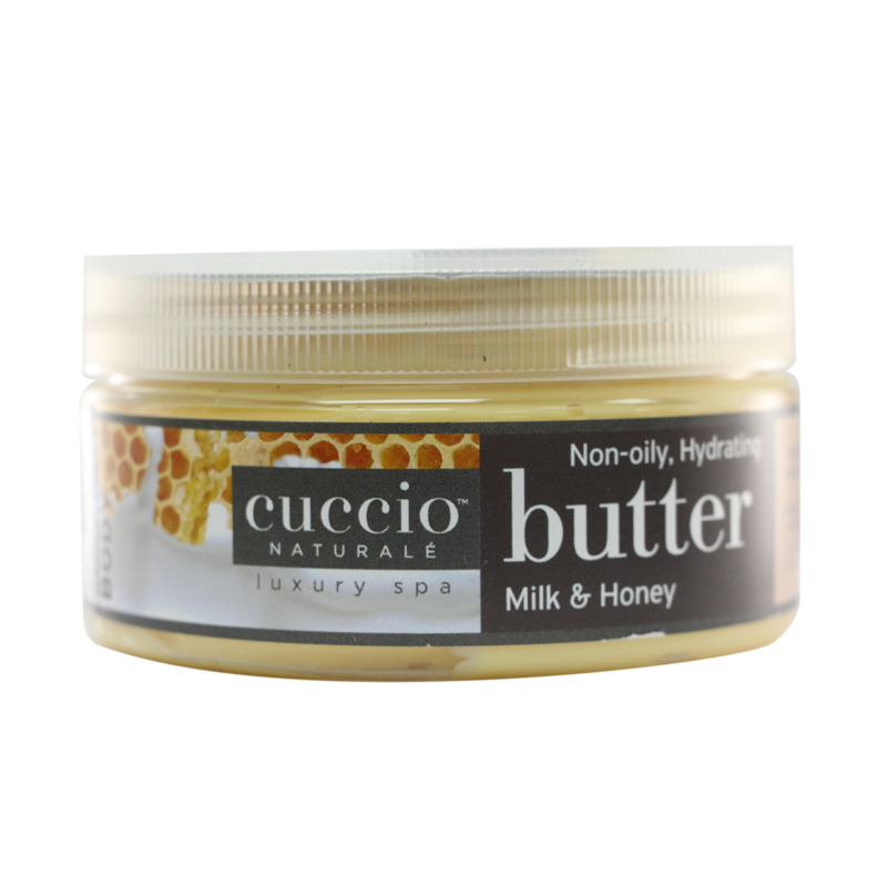 Beurre corporel Cuccio Body Butter Miel & Lait 8 oz