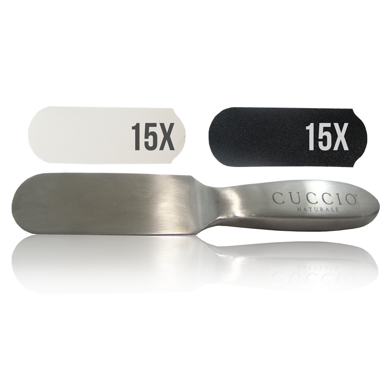 Cuccio Pedicure File Stainless Steel (with 30 Refill Paper)