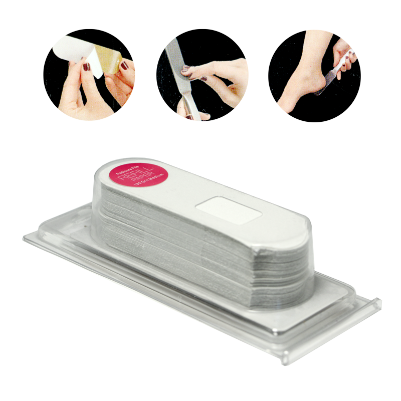 Cuccio Pedicure File Refill Paper 180 Grit White (50pcs)