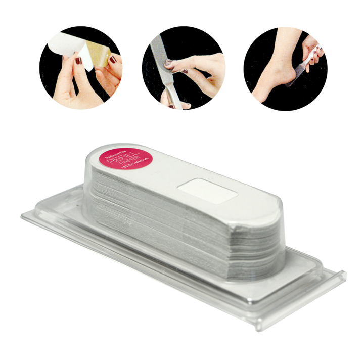Cuccio Pedicure File Refill Paper 180 Grit White (50pcs)