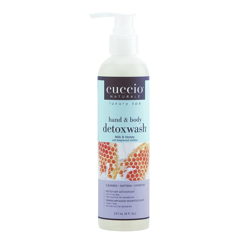 Cuccio Hand & Body Detoxwash Miel et Lait savon détoxifiant