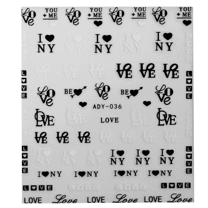 sticker love NY You and Me