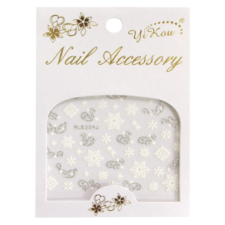 3D Nail Sticker Flowers and Snowflakes BLE256J