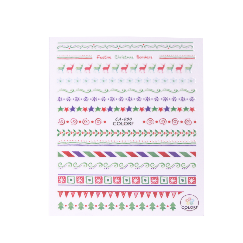 3D Nail Sticker Christmas Deer Star CA-090