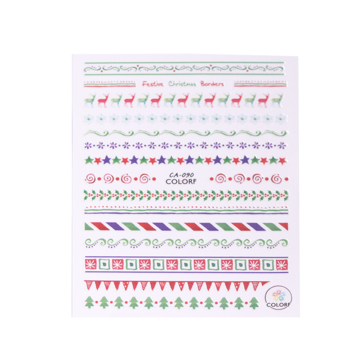 3D Nail Sticker Christmas Deer Star CA-090