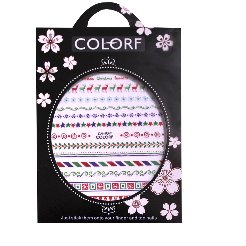 3D Nail Sticker Christmas Deer Star CA-090