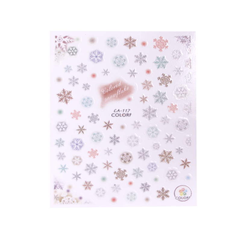 3D Nail Sticker Snowflake CA-117