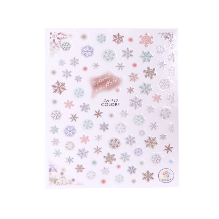 3D Nail Sticker Snowflake CA-117