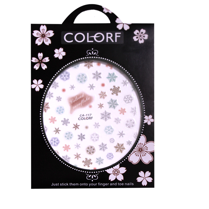 3D Nail Sticker Snowflake CA-117