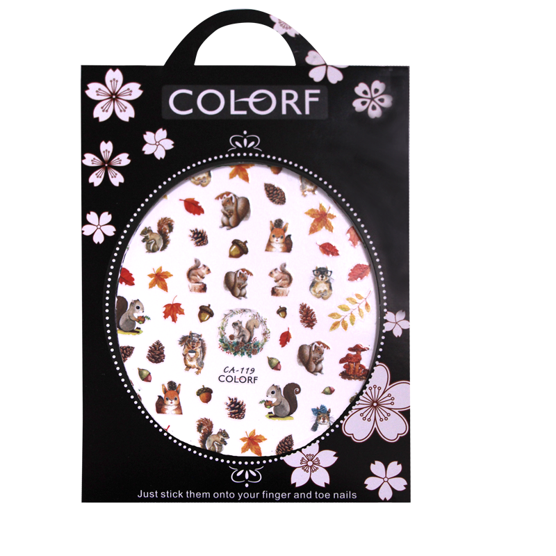 3D Nail Sticker Squirrel CA-119
