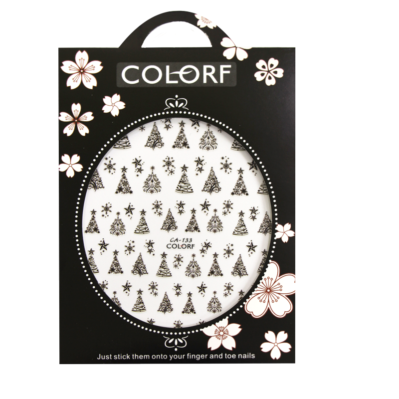 3D Nail Sticker Christmas Tree CA-133