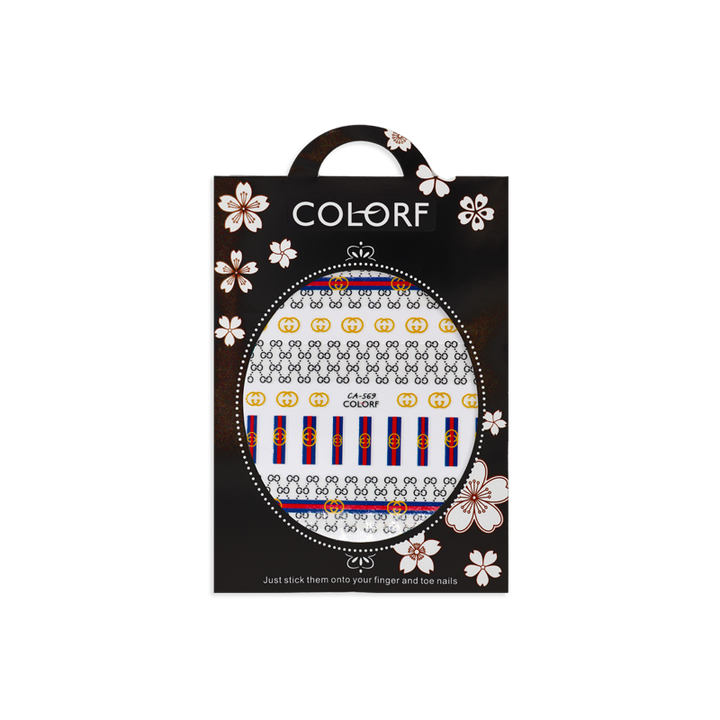 Décalques ongles logo Gucci CA-569