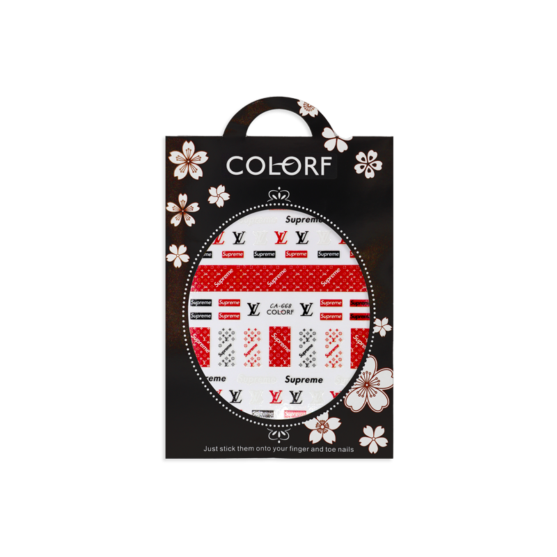 Décalques ongles logo Louis Vuitton CA-668