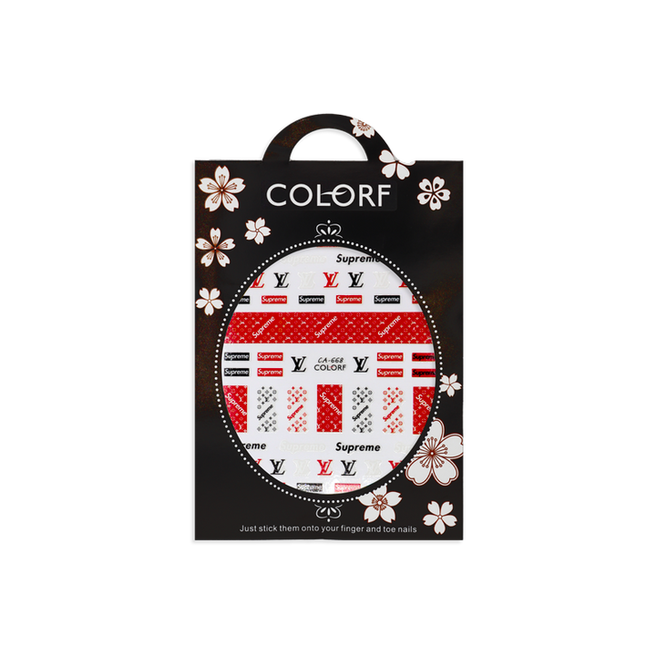 3D Nail Sticker Louis Vuitton CA-668