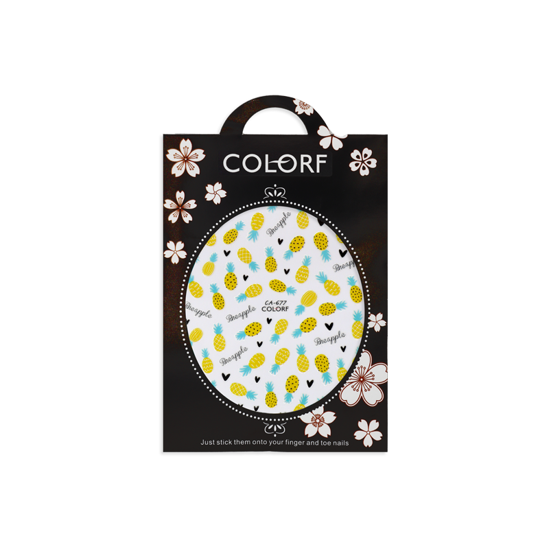 3D Nail Sticker Pineapple CA-677