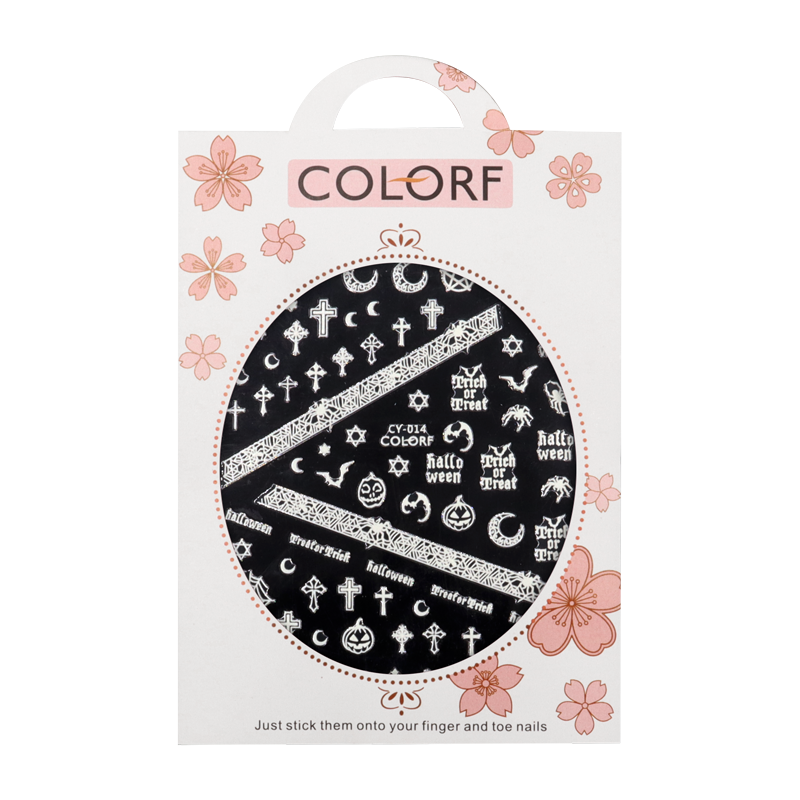 3D Nail Sticker Halloween Glow in the Dark CY-014