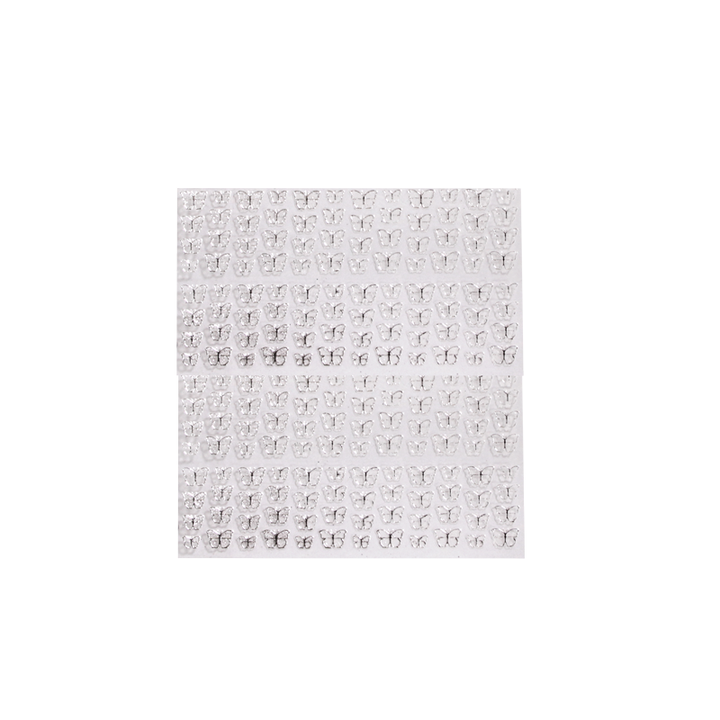Décalques 3-D modèle Chevron/Hexagone Métallisé 