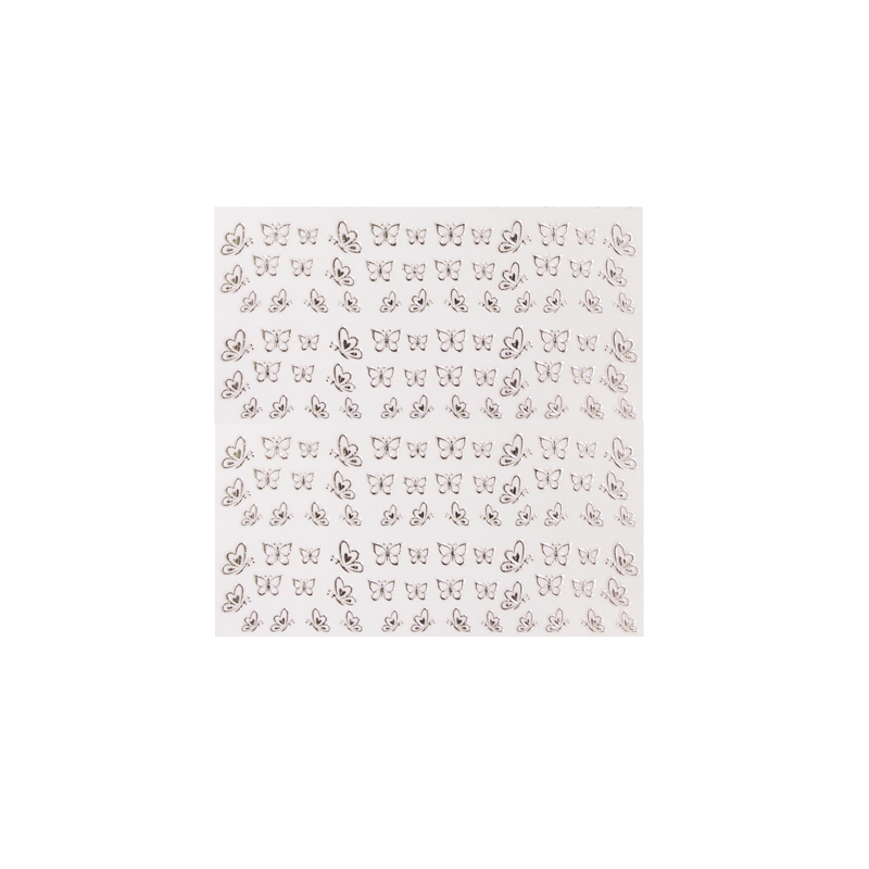 Décalques 3-D modèle Chevron/Hexagone Métallisé 