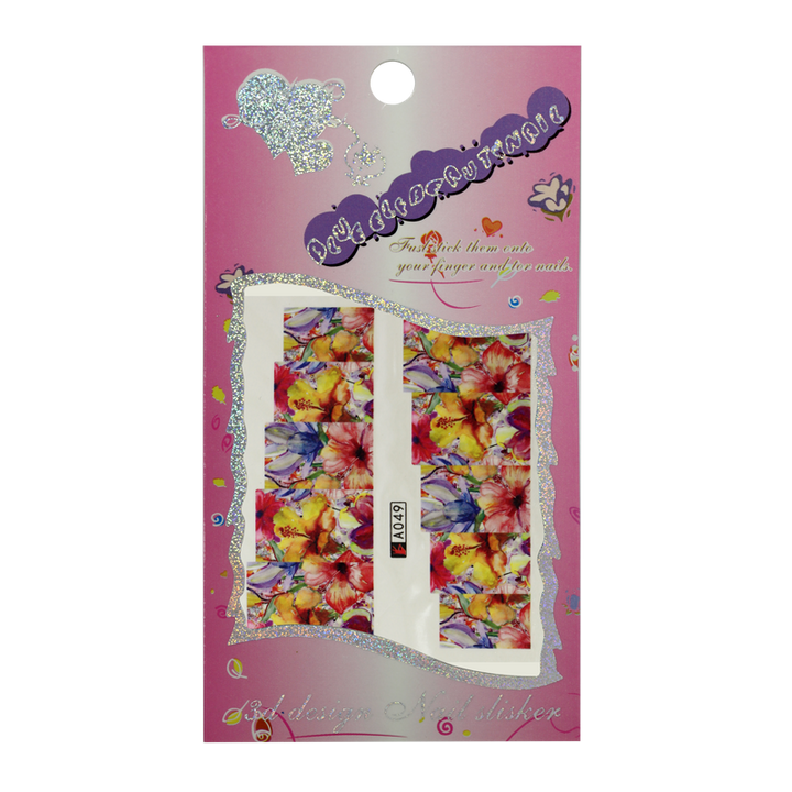 Water Decals - Flowers A049